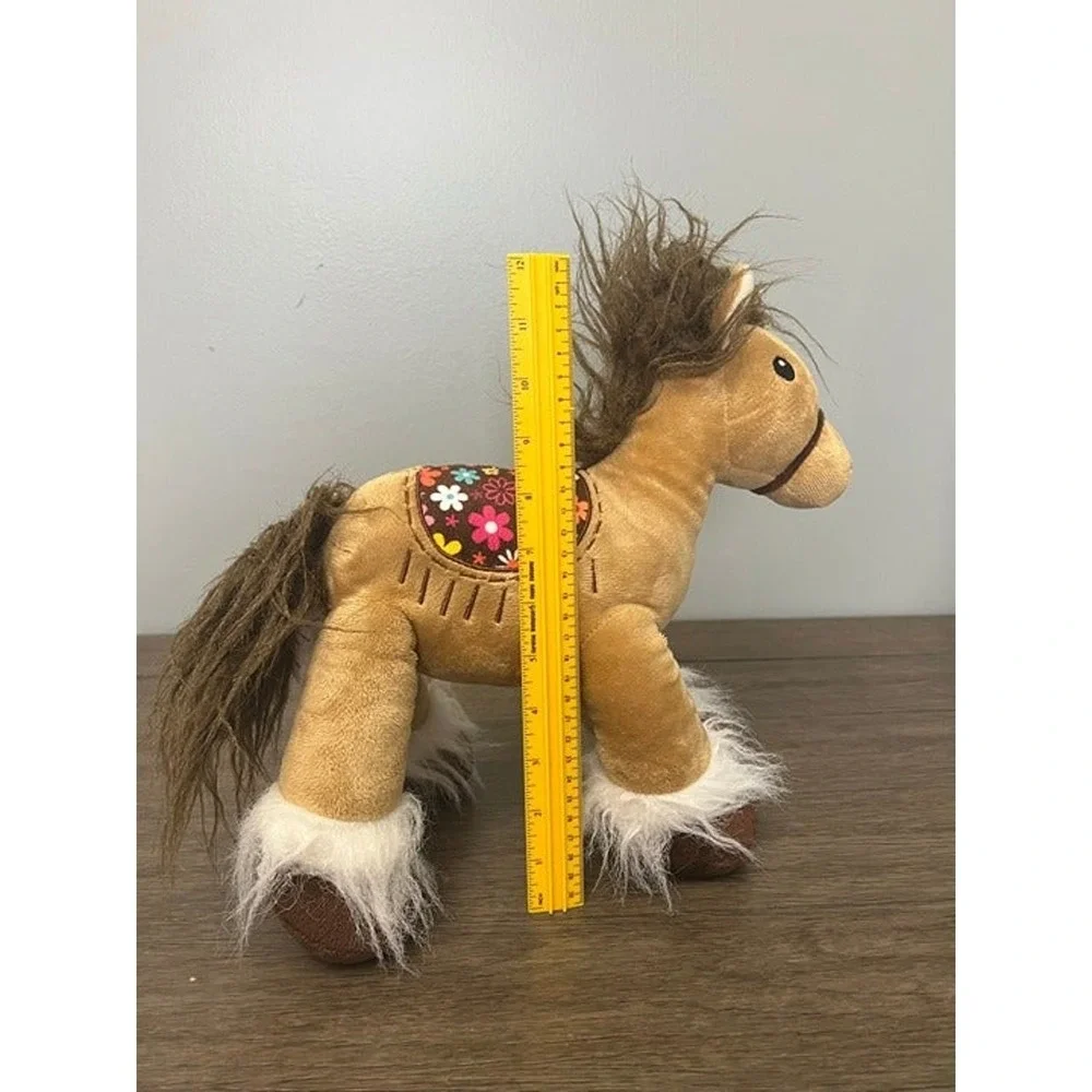 Best Made Toys Red Shed Horse With‎ Flower Saddle Plush 12